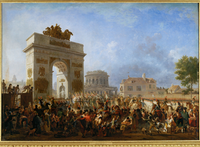 Entree de la Garde Imperiale a Paris, par la barriere de Pantin, le 15 novembre 1807 …