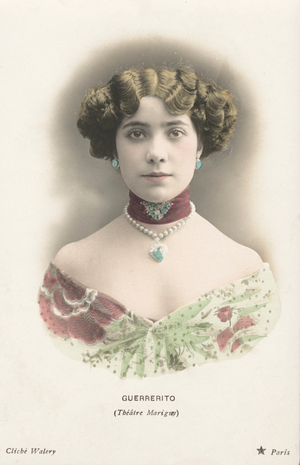 Guerrerito (Enriqueta Guerrero), Spanish dancer at the Theatre Marigny, Paris (photo)