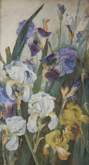 Irises, 1882 (oil on canvas)