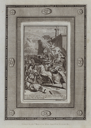 Illustration for Homer's Iliad (engraving)
