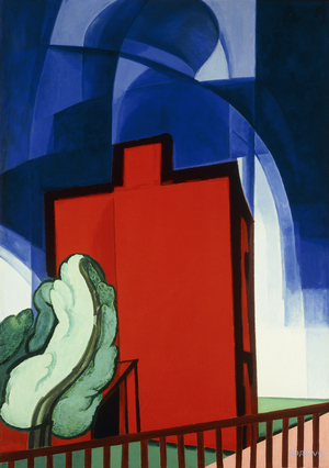 Blue Above, 1935 (oil on canvas)