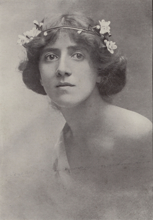 Dr Marie Stopes at the time of her marriage (b/w photo)