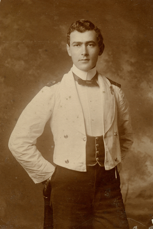 Photograph of the British Naval Attache in Russia Captain Francis Cromie in Dress Uniform, 1910s