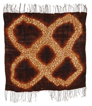 Woman's Headscarf, c.1900 (wool, resist-dyed & painted)
