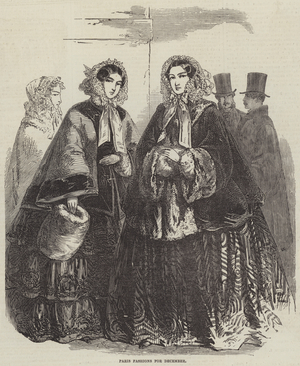 Paris Fashions for December (engraving)