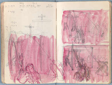 Pages from an album of Sketches for The Life of Our Lord Jesus Christ, late 1880s (graphite & wash on paper)