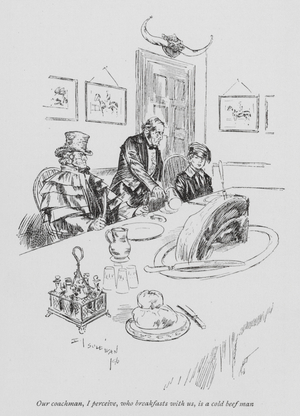 Illustration for Tom Brown's School-Days (litho)