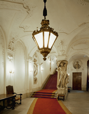 Staircase in the Daun-Kinsky Palace
