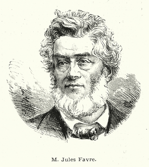 M Jules Favre (engraving)