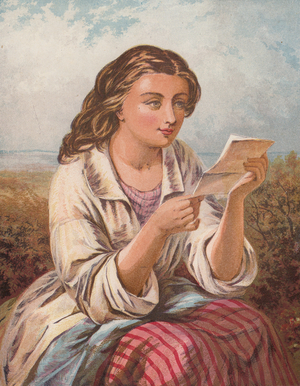 The Letter (colour litho)