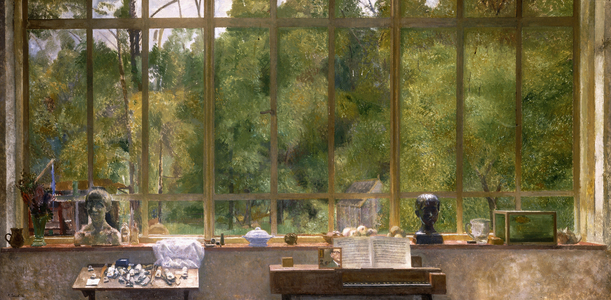 Studio Window, 1963 (oil on board)