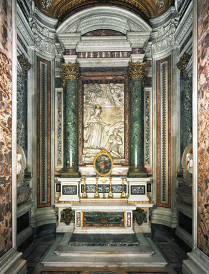 Baroque - Architecture: Gavotti chapel - San Nicola da Tolentino, Rome, Italy