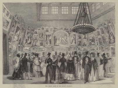 The Great Room, Royal Academy, London (engraving)