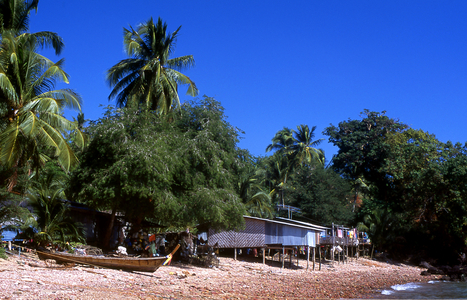 Thailand: Urak Lawoi (Sea Gypsy) housing, Ko Lanta, Krabi Province