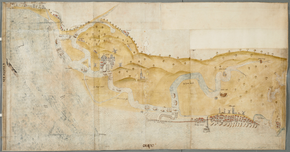Chart of the Suffolk coast from Bawdseye to Thorpe, including Orford Ness