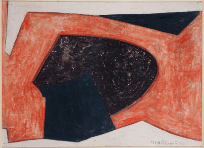 Untitled, 1950 (gouache and charcoal on paper)
