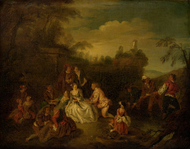 The Gift of the Fishermen, 18th or 19th century (oil on canvas)