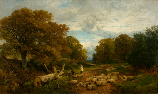 Scene in Sussex, 1867 (oil on canvas)