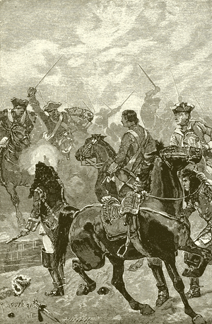 Marlborough at Ramilies (engraving)