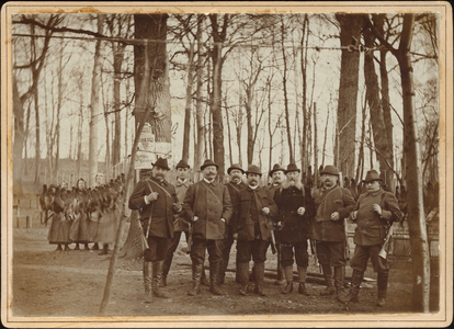 Hunters with their prey, 1901 (photograph)