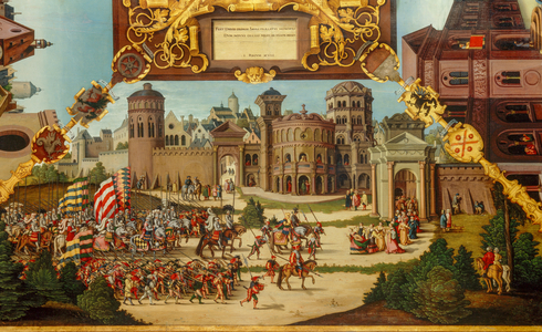 Scenes from the story of David, 16th century (painting)