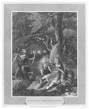 Death of William Rufus (engraving)