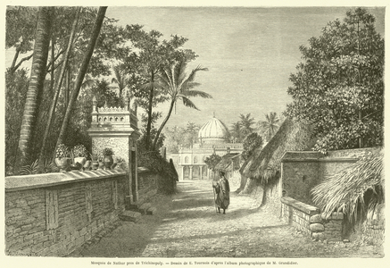 Mosquee de Nuthur pres de Trichinopoly (engraving)