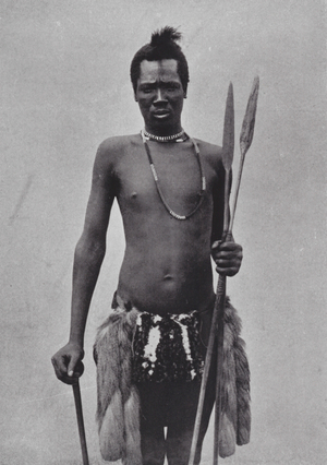 A Warrior (b/w photo)