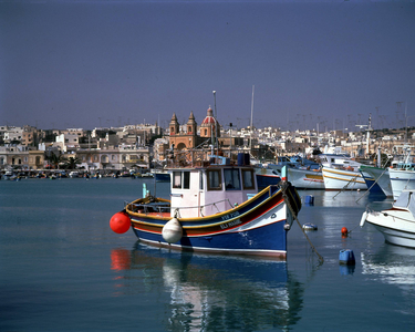 Port of Marsaxlokk in Malta, 1998 (photo)