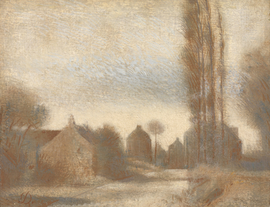 Paysage d’Automne (oil on panel)