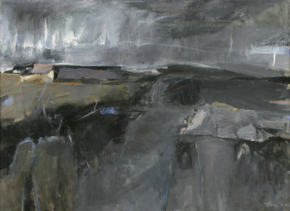 Monhegan Night, 1956 (oil on canvas)