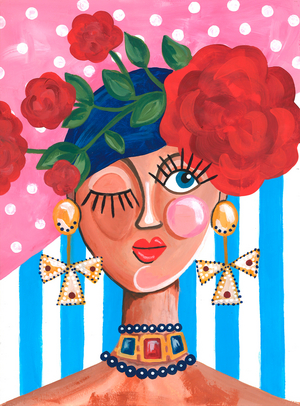 Ruby, 2025 (acrylic on paper)