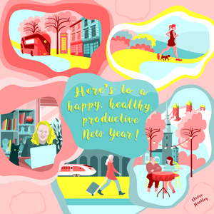 New Year Goals, 2019 (digital)