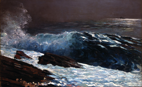 Sunlight on the Coast, 1890 (oil on canvas)