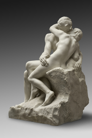 Copy of 'The Kiss', 1929 (marble)