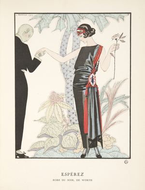 Esperez, from a Collection of Fashion Plates, 1922 (pochoir print)