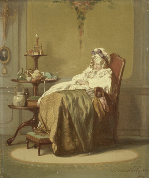 Taking a Nap, 1866 (oil on panel)