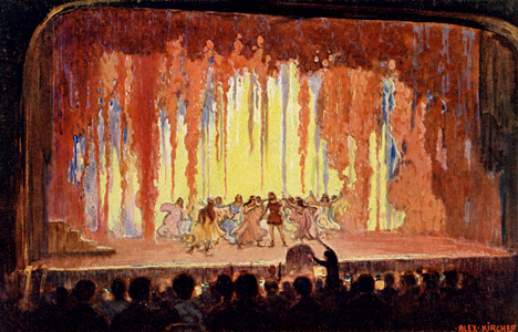 Wagner's opera 'Parsifal', 1883 (print)
