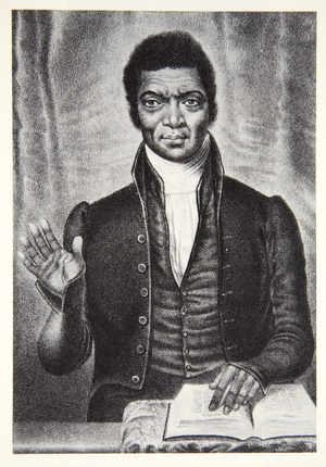 Portrait of Christopher Rush (engraving)