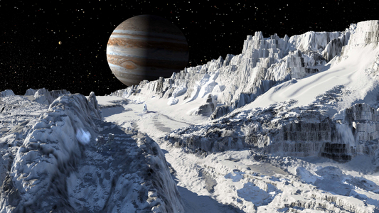Exploration du satellite Europe - Illustration