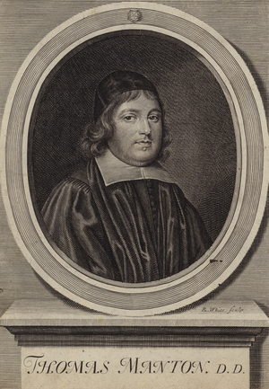 Thomas Manton, English Puritan clergyman (engraving)