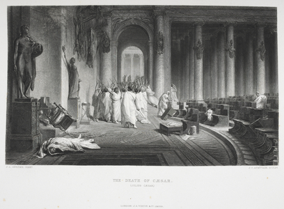 The death of Caesar from 'Julius Caesar'