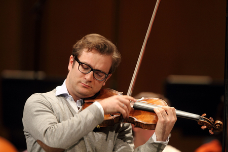 Renaud Capuacon - French violinist born in 1976 Paris 05 2010 - Ensemble Orchestral de Paris - Paris - Theatre des Champs Elysees