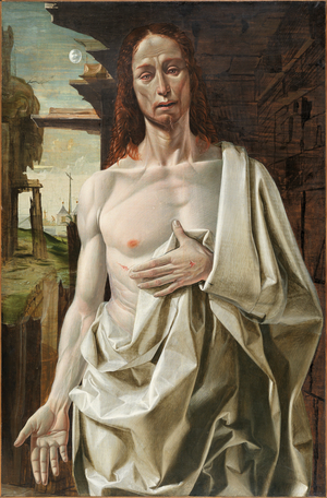 The Risen Christ, c. 1490 (mixed media on panel)