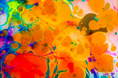 Traditional Ottoman Turkish marbling art patterns as abstract background