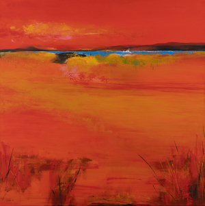 Earth Warming, 2022 (acrylic on canvas)