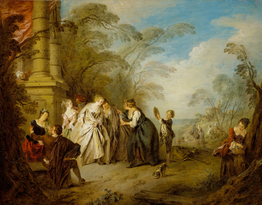 The Fortune Teller, 1731 (oil on canvas)