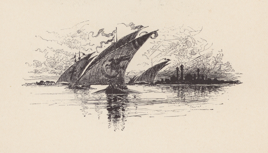 Illustration for The Eve of St Agnes by John Keats (litho)