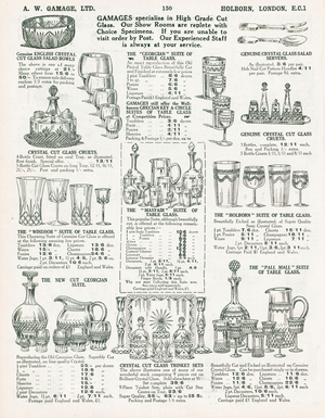 Page from Gamage's General Catalogue (96th edition), c.1927 (litho)
