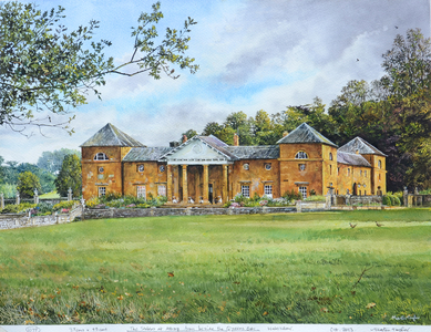 The stables at Althorp (watercolour)
